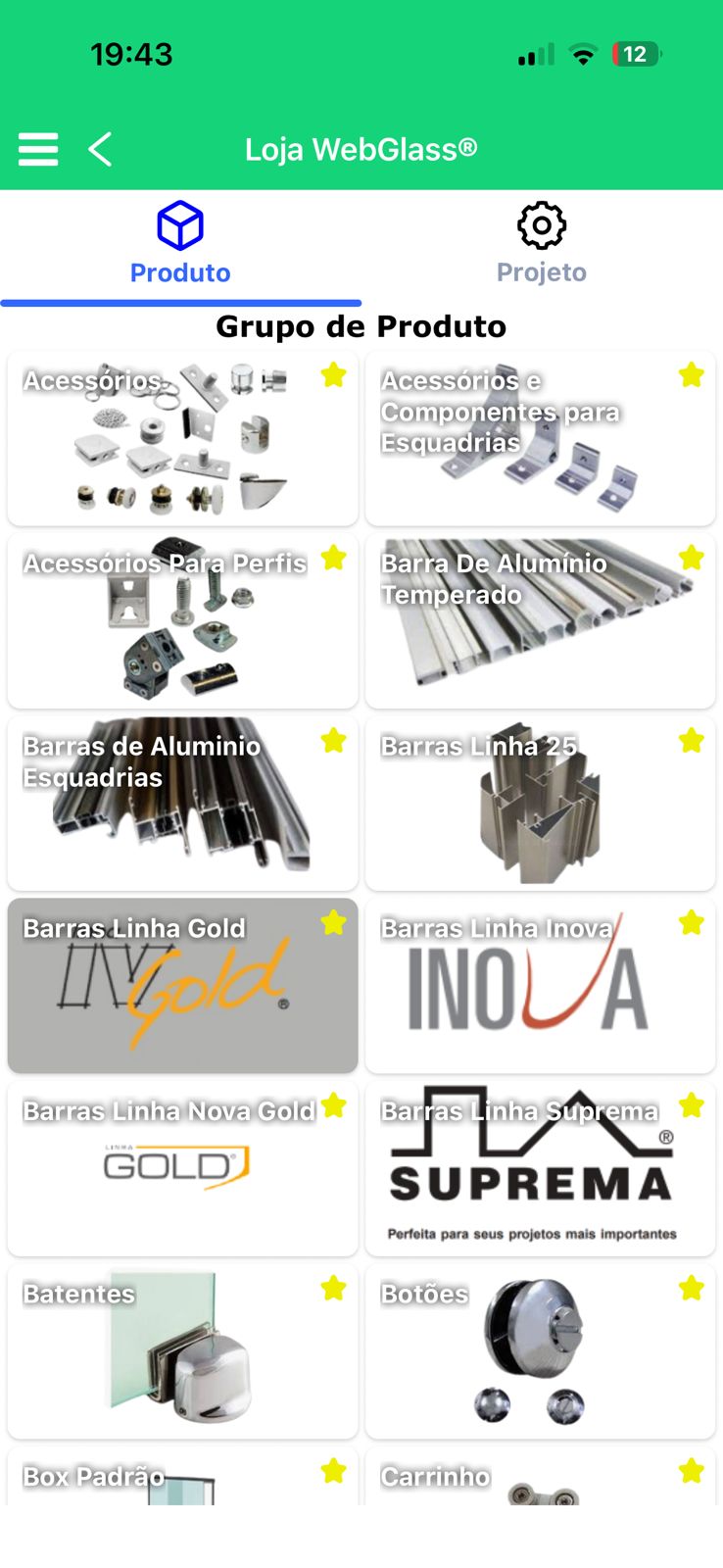 Aplicativo WebGlass no celular - Gerencie sua vidraçaria de qualquer lugar